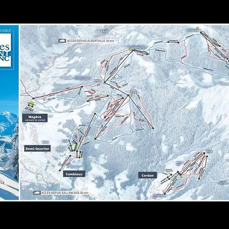 Studio Porte Du Mont Blanc Combloux Aux Pieds Des Pistes Екстер'єр фото