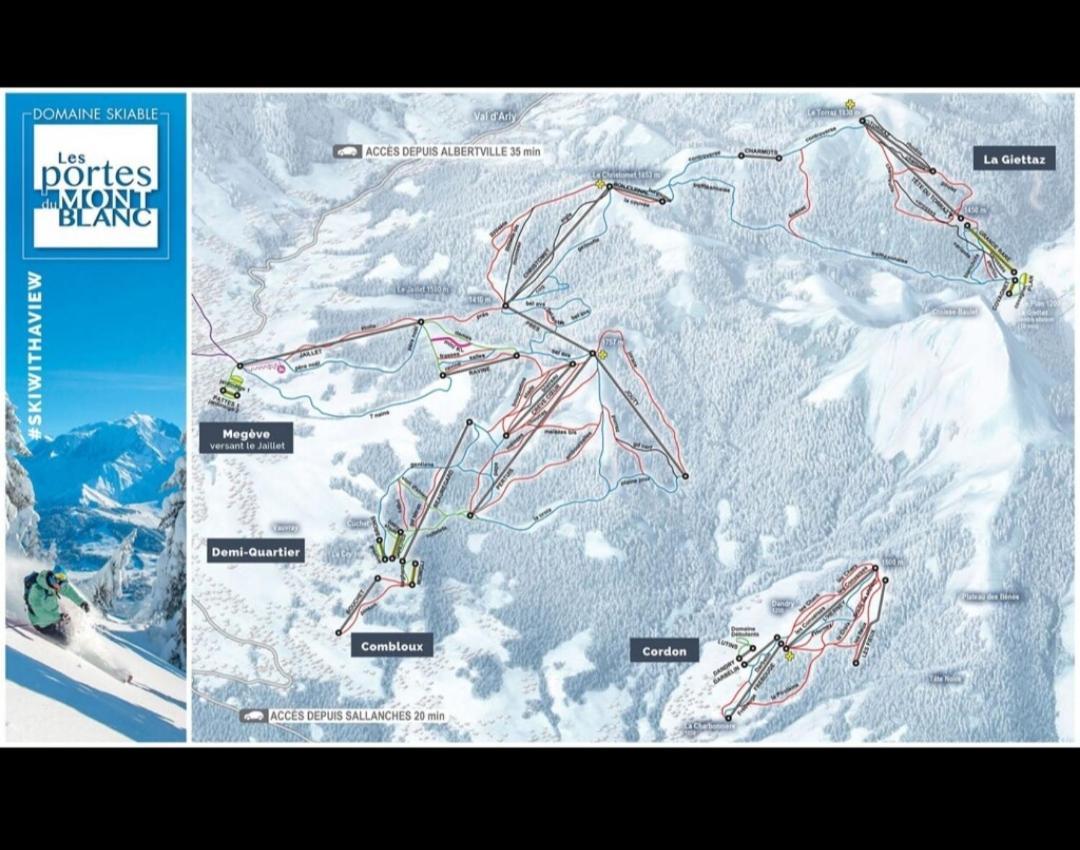 Studio Porte Du Mont Blanc Combloux Aux Pieds Des Pistes Екстер'єр фото